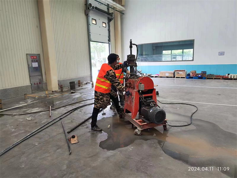 成县厂房地面下沉塌陷注浆加固施工